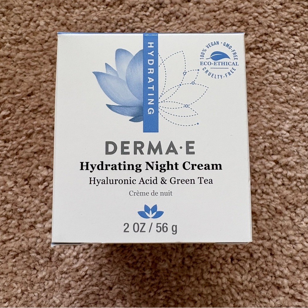 Derma E Hydrating Hyaluronic Acid Night Cream NEW